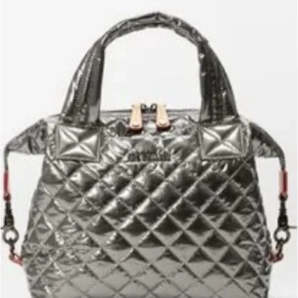 MZ Wallace Bags Mz Wallace Small Sutton Deluxe In Pewter